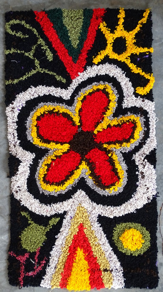 Berber rug #ZK62028  type Boucherouite Medium and Small