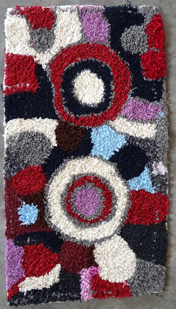 Berber rug #ZK62031 type Boucherouite Medium and Small