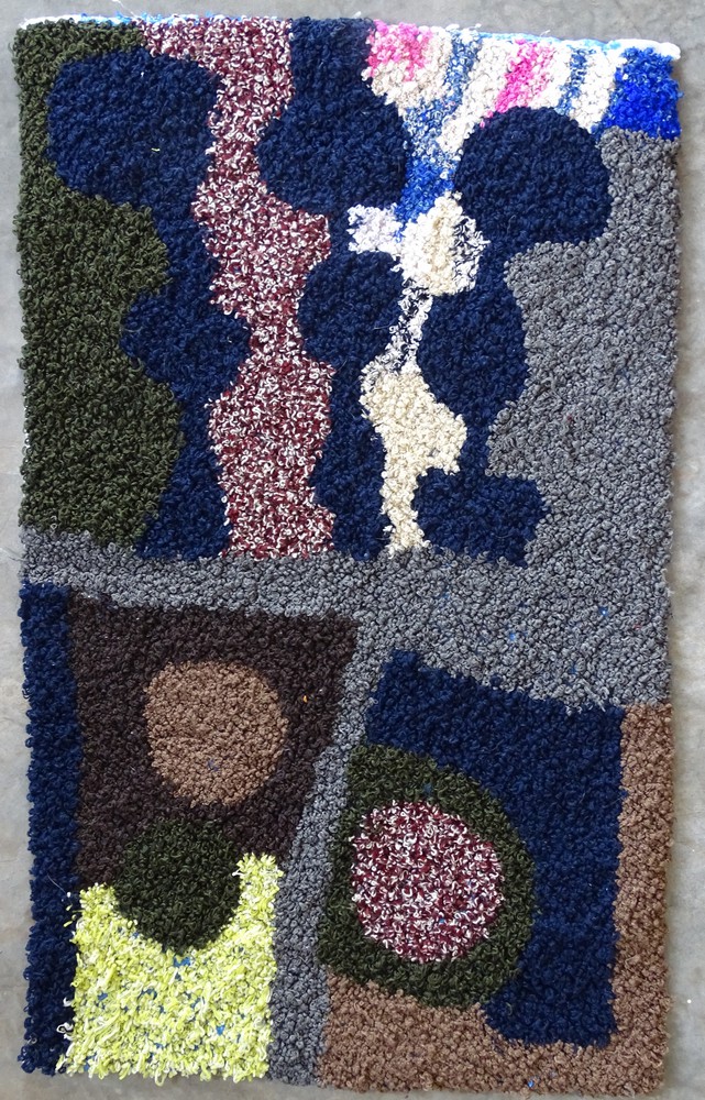 Berber rug #ZK62034 type Boucherouite Medium and Small