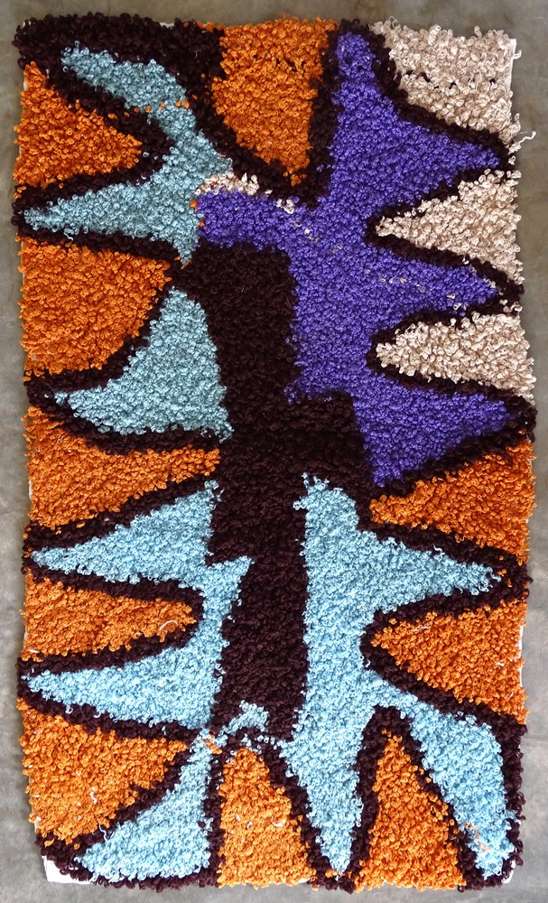 Berber rug #ZK62042  type Boucherouite Medium and Small