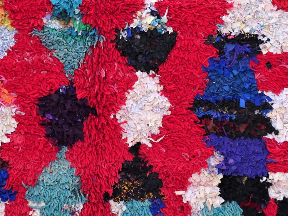 Berber rug  Boucherouite Large #LC54081