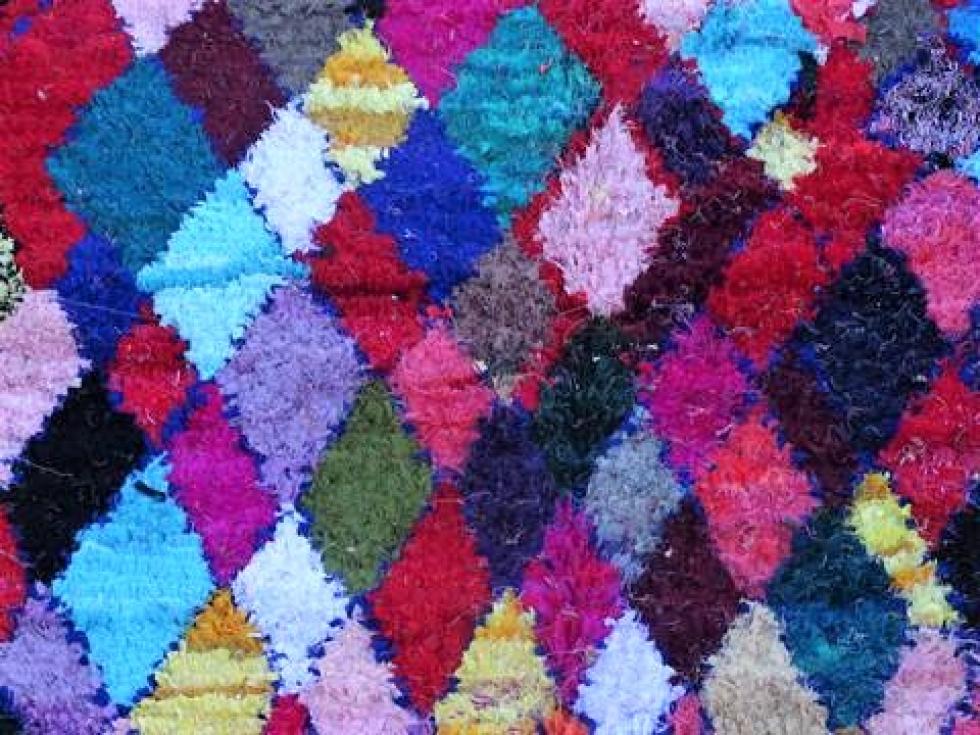 Berber rug  Boucherouite Large #LC56302