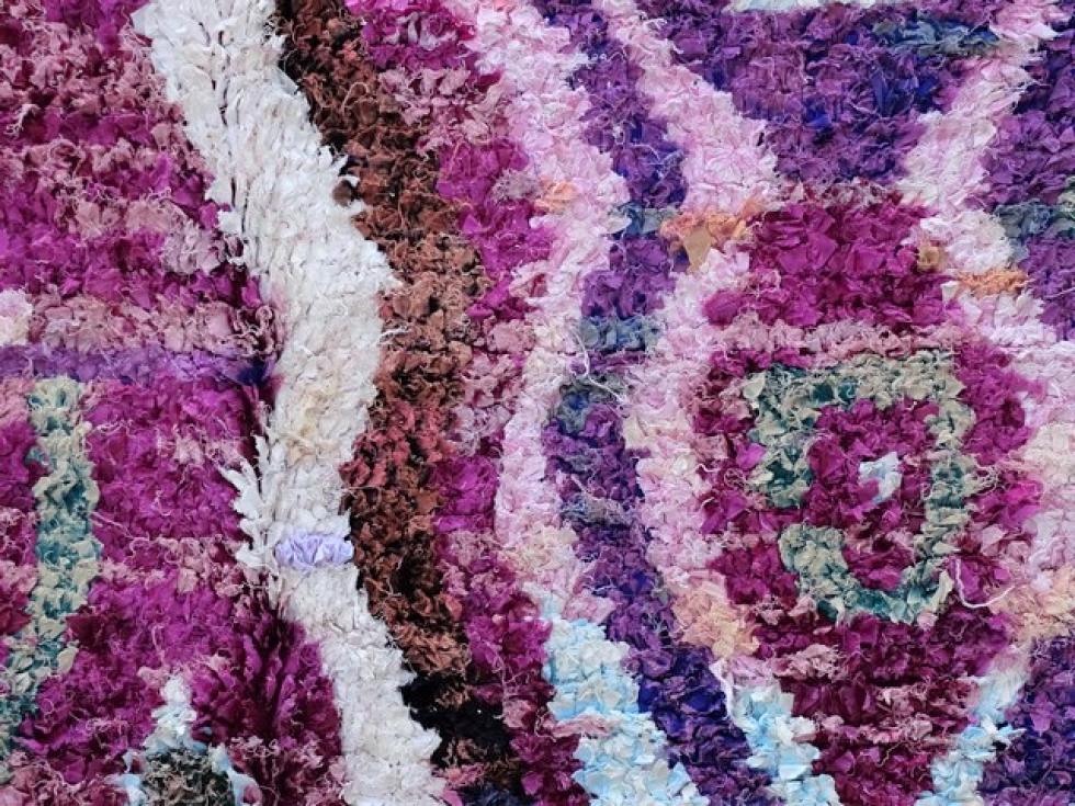 Berber rug  Boucherouite Large #TC62089