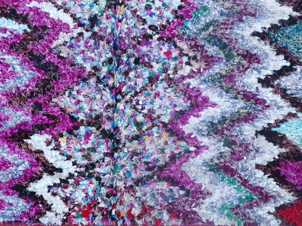 Berber rug  Boucherouite Large #LC55288