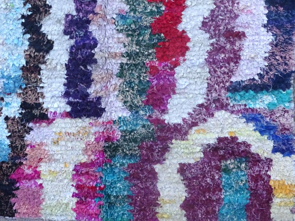 Berber rug  Boucherouite Large #LC55289