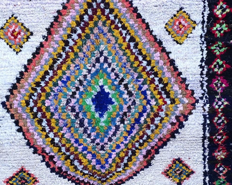 Berber rug  Boucherouite Large #L56060 ourika