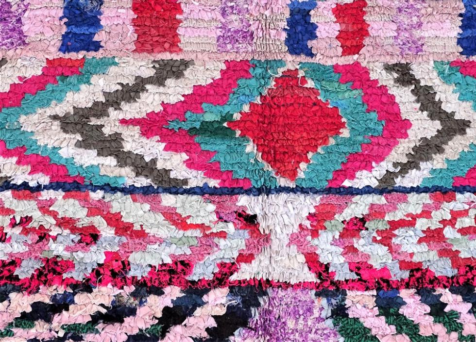 Berber rug  Boucherouite Large #L54088