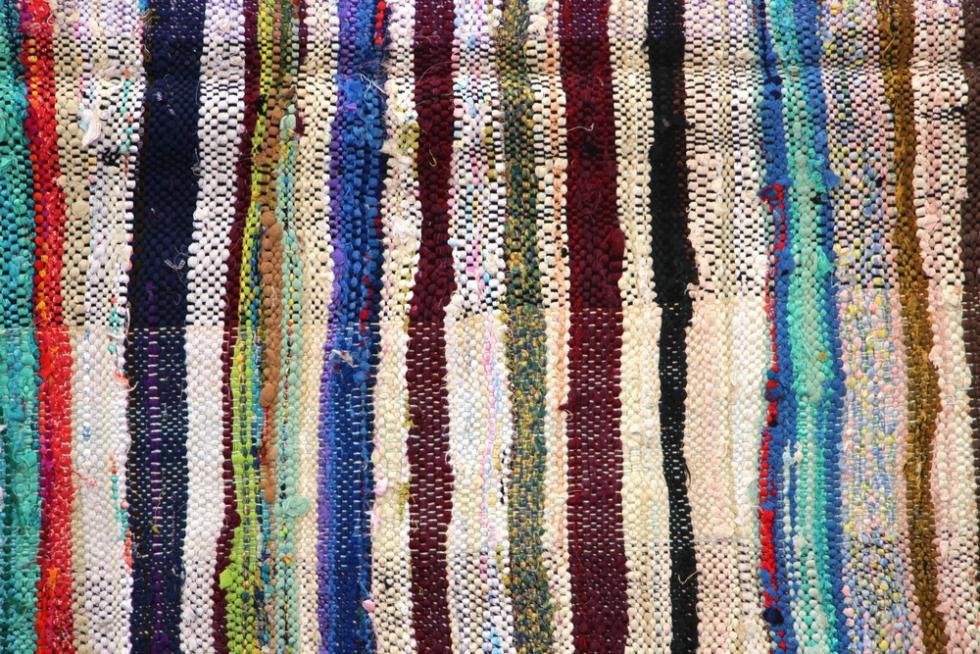 Berber rug  Boucherouite Large #KV28185 kilim vintage
