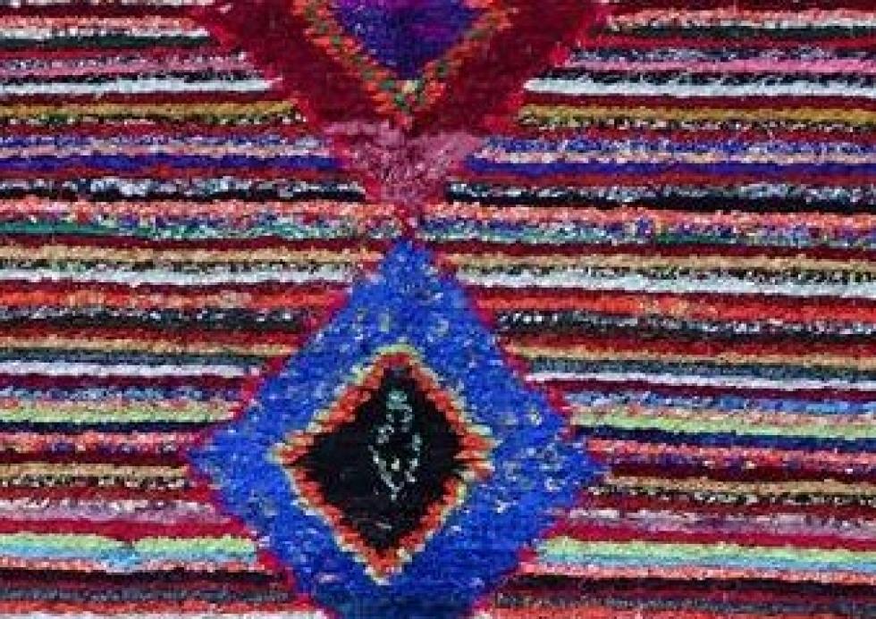 Berber rug  Boucherouite Large #L57321
