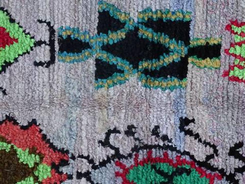 Berber rug  Boucherouite Large #L57323