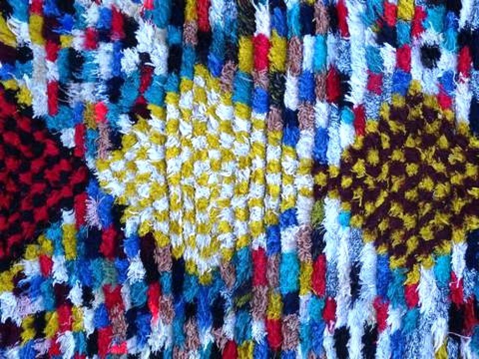 Hallway berber rug  Hallway runner wool rugs #C57318