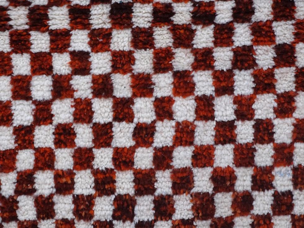 Berber rug  Beni Ourain #BOZ58037 carreaux