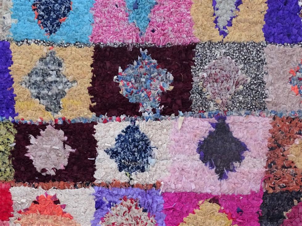Berber rug  Boucherouite Large #L57440