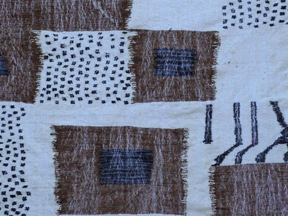 Tapis berbère kilim   Kilims coton et tissus recyclés #KL54159