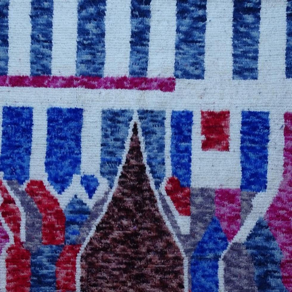 Berber rug  Modern design azilal rugs #AZM51186