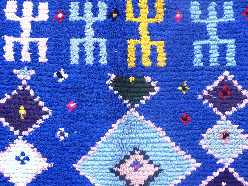 Berber rug  Boucherouite Large #LN55245