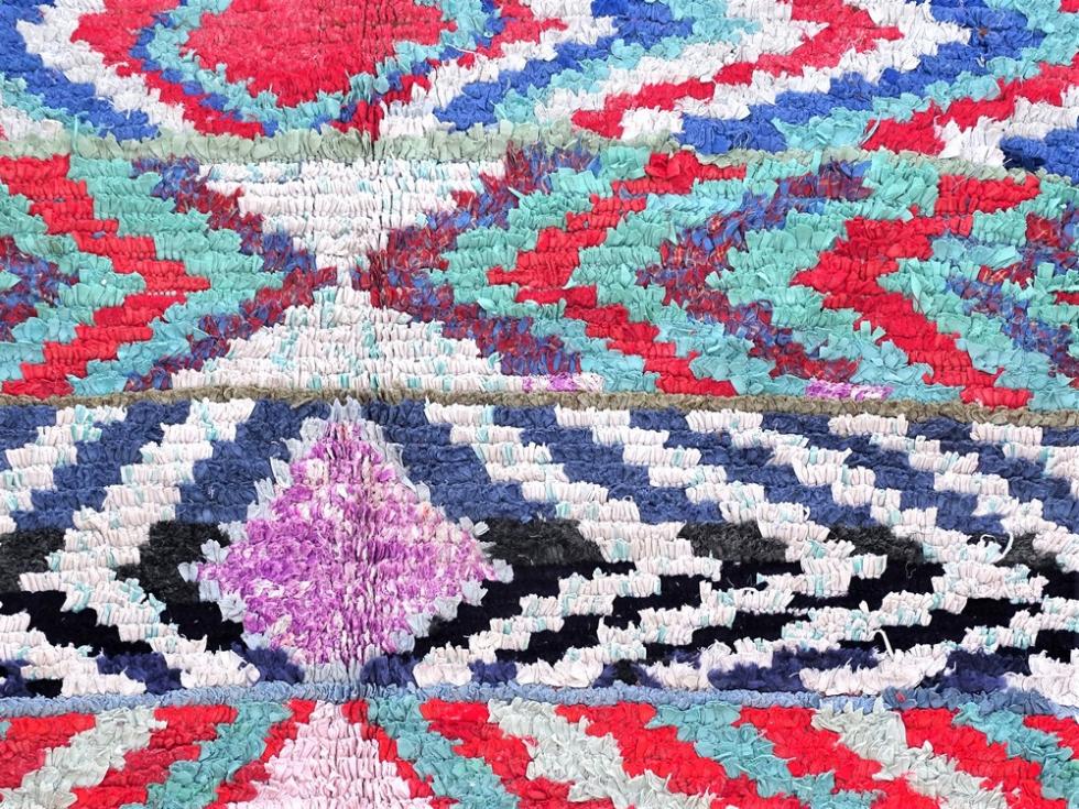 Berber rug  Boucherouite Large #L54088